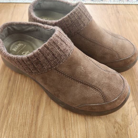 Dansko Shoes - Dansko Gray Slip-On Shoes